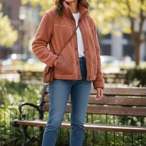 L.L. Bean Pink Fleece Jacket